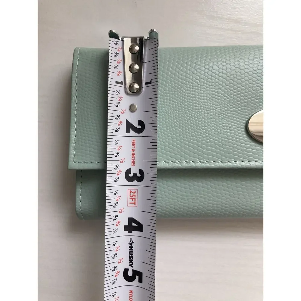 Pottery Barn Wolf The Mckenna Jewelry Roll Porcelain Blue Travel Packable